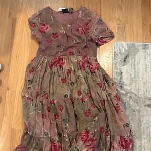 Bila Mauve Cotton Dress